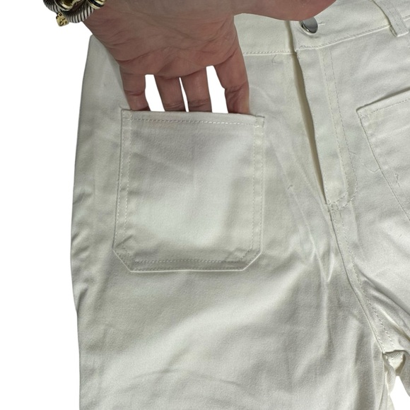 Unbranded Brand New White. Top Straight Jeans small - Picture 6 of 9